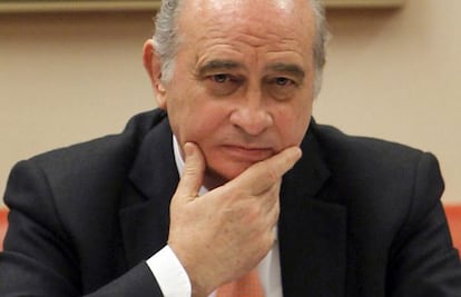 Jorge Fern&aacute;ndez, durante una comparecencia parlamentaria.