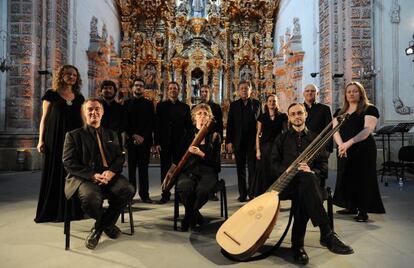 Los componentes del prestigioso grupo La Grande Chapelle, uno de los platos fuertes del festival. 