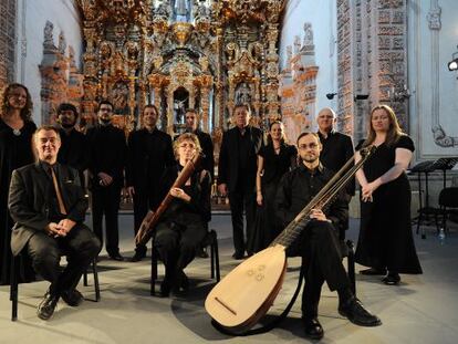 Los componentes del prestigioso grupo La Grande Chapelle, uno de los platos fuertes del festival. 