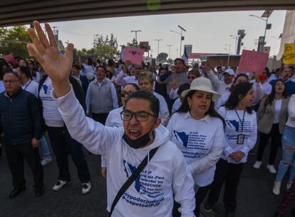 Protestas por el recorte al presupuesto del Poder Judicial