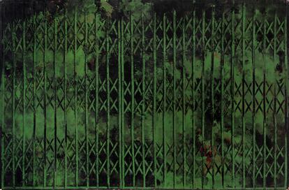 'Sin título, escaparate verde', 1985, de Martin Wong. 

