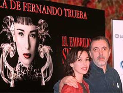 Ariadna Gil y Fernando Trueba, en la presentación de <b></b><i>El embrujo de Shanghai.</i>