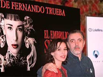 Ariadna Gil y Fernando Trueba, en la presentación de <b></b><i>El embrujo de Shanghai.</i>