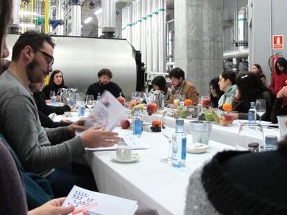 Presentaci&oacute;n del festival en la sala de calderas de la Cidade da Cultura.