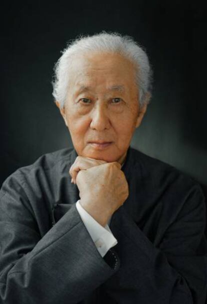 O arquiteto japonês Arata Isozaki.