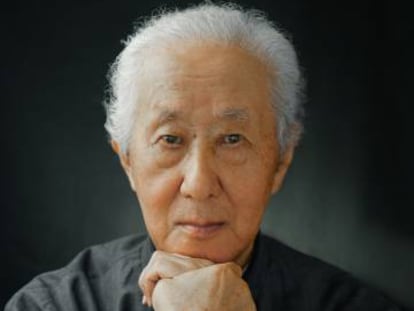 O arquiteto japonês Arata Isozaki.