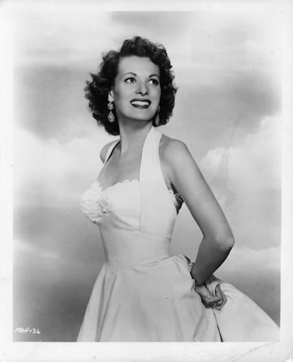 Foto publicitária de Maureen O’Hara, lindíssima, para o filme ‘Babá por Acaso’ (1948).