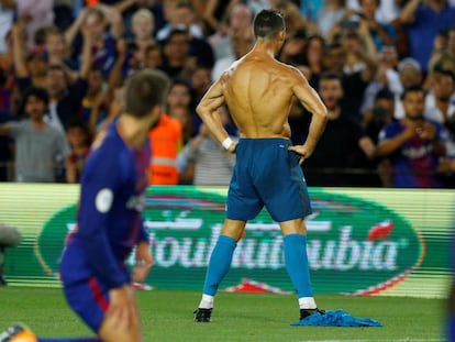 Cristiano Ronaldo marcou golaço e foi expulso no clássico.