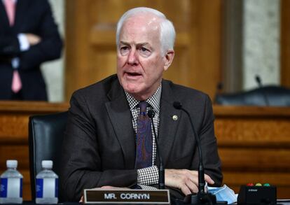 El senador estadounidense John Cornyn, uno de los firmantes, en una reunión del Comité Judicial del Senado de EE UU.