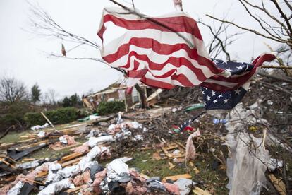 Un tornado categoría tres (severo) azotó la zona aledaña de Rowlett con vientos de hasta 265 kilómetros por hora.