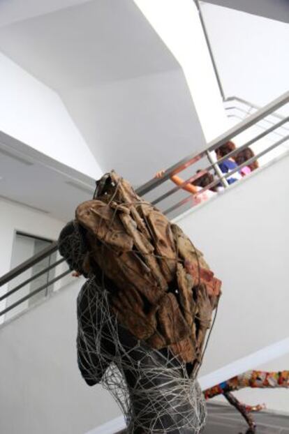 Una de las instalaciones del nuevo museo de arte contemporáneo de Rabat.