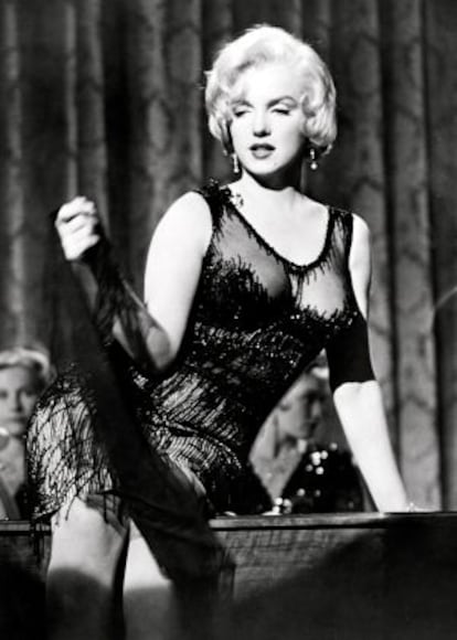 Marilyn Monroe, en &#039;Con faldas y a lo loco&#039;. 