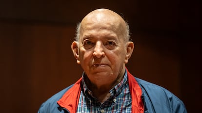 Otty Patiño, alto comisionado para la Paz, durante un conversatorio en el Museo Nacional, en Bogotá, el 17 de enero del 2023.