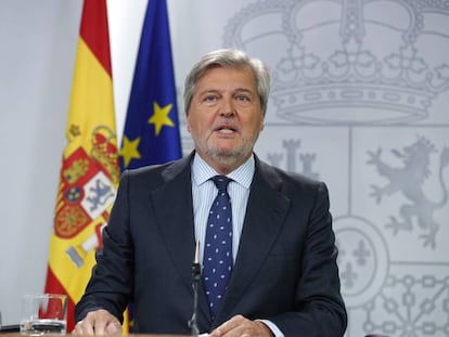 Íñigo Méndez de Vigo, després del Consell de Ministres.