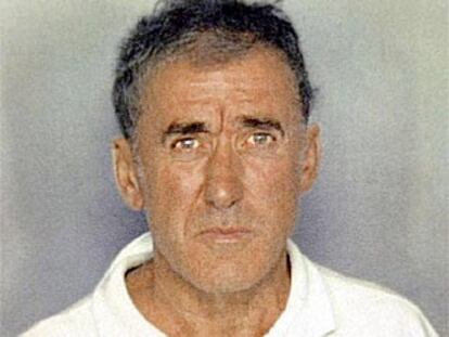 Imagen del español Francisco Arce tomada el 11 de abril de este año por la policía estadounidense.