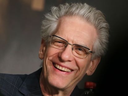 El director canadiense David Cronenberg, en Cannes.