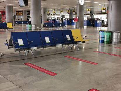 Fuerteventura airport in Spain‘s Canary Islands on September 30.