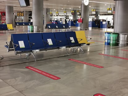 Fuerteventura airport in Spain‘s Canary Islands on September 30.