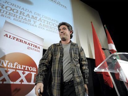 Santi Quiroga, portavoz de la izquierda 'abertzale'