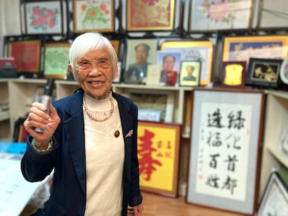 La señora Tang, dueña del imperio culinario Mao Jia (Casa Mao), en su casa de Shaoshan, el 23 de septiembre.