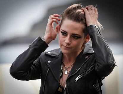 Kristen Stewart, en la presentación de 'Seberg' en San Sebastián.