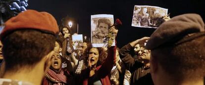 La polic&iacute;a libanesa vigilaba esta semana una protesta por las v&iacute;ctimas del ataque con bombas el 12 de noviembre en Beirut. 