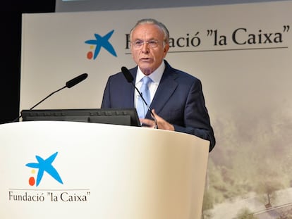 El presidente de la Fundación la Caixa, Isidro Fainé