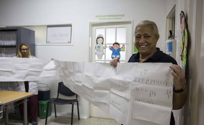 Lucía e Claudia Madrigal seguram um fragmento da genealogia das milhares de famílias portadoras da 'mutação paisa'