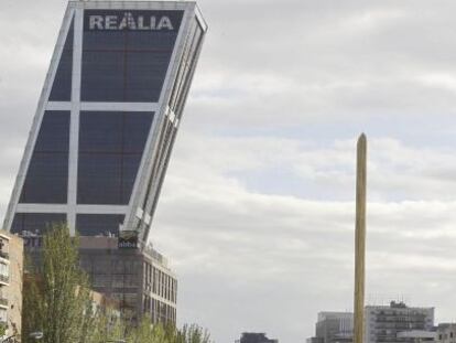 Las sedes de Bankia y Realia en Plaza de Castilla, Madrid. EFE/Archivo