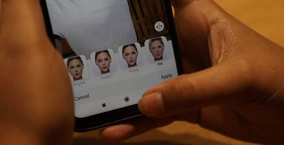 Aplicación FaceApp.