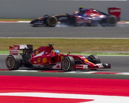 Alonso en Montmeló.