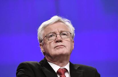 David Davis, ministro brit&aacute;nico del Brexit.