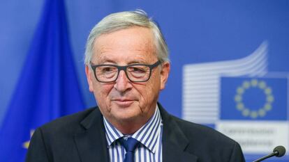 El presidente de la Comisión Europea (CE), Jean-Claude Juncker. EFE