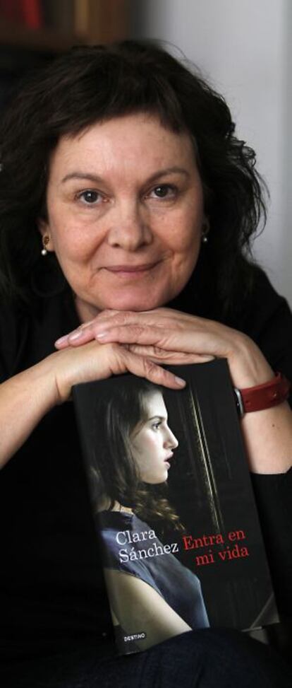La escritora Clara Sánchez presenta 'Entra en mi vida', su última novela.