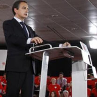 Zapatero, en la reunión del Consejo del Partido Socialista Europeo (PES) que se ha celebrado hoy en Madrid.