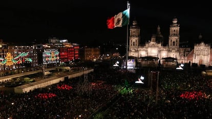 La plaza del Zócalo en Ciudad de México, en septiembre.