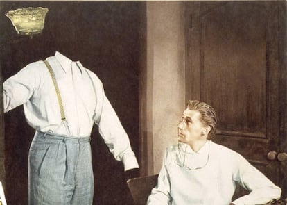 Imagen promocional de 'La venganza del hombre invisible' (1944), una de las incursiones de la productora Universal en el mito.