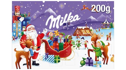 Calendario de adviento de Milka.