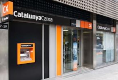 Imagen de una sucursal de Catalunya Banc.