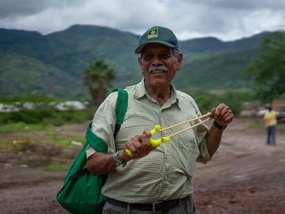 Alejandro Rodriguez habitante de Aguililla