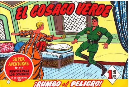 'El Cosaco Verde' fue una serie de cuadernos de aventuras creada por el guionista Víctor Mora y el dibujante Fernando Costa para la Editorial Bruguera en 1960.