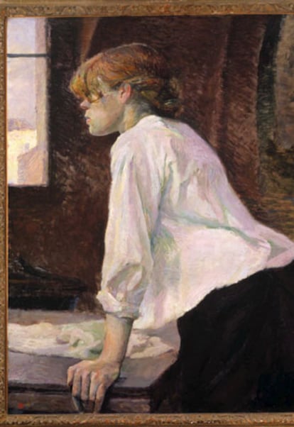 <i>La lavandera</i> (1886-1887), de Toulouse- Lautrec.