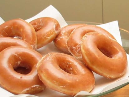 Una imagen de las rosquillas conocidas como donuts.