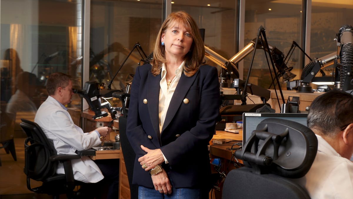 Victoria Reynolds, the chief gemologist of Tiffany & Co.