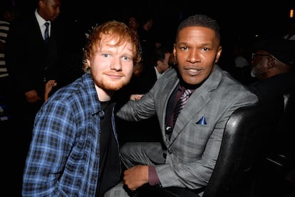 Ed Sheeran y Jamie Foxx