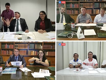 transmisiones en vivo por Facebook de Jair Bolsonaro.