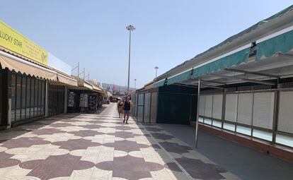 Centro Comercial en Playa del Inglés, el 28 de julio de 2020.