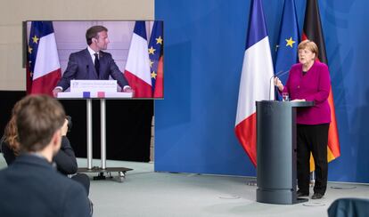 Alemania y Francia proponen un fondo de reconstrucción de medio billón de euros, financiado con una emisión de deuda conjunta