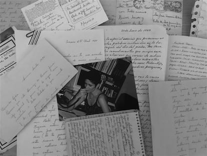 'Cartas de amor y rebeldía': Una fotografía de Lydia Cacho y sus diarios personales