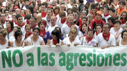 Manifestación de repulsa a las agresiones sexuales